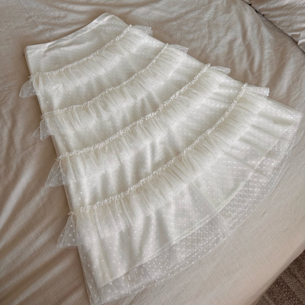 Rachell Parcel White Skirt View 4